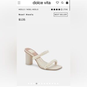 Dolce Vita Pearl Heels - Size 7.5
